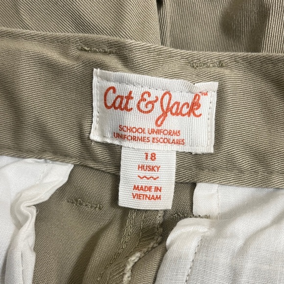 NWT Cat & Jack Tan School Uniform Pants - Picture 11 of 13